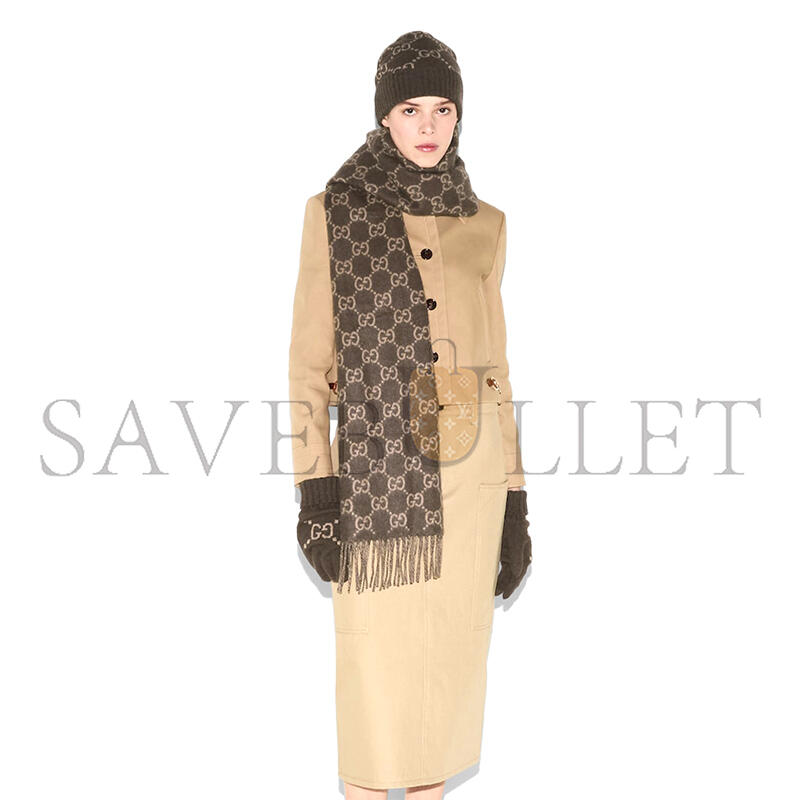 GUCCI SCHAL AUS GG KASCHMIR 8123174 (190*45cm) GUCCI SCHAL AUS GG KASCHMIR 8123174 (190*45cm)